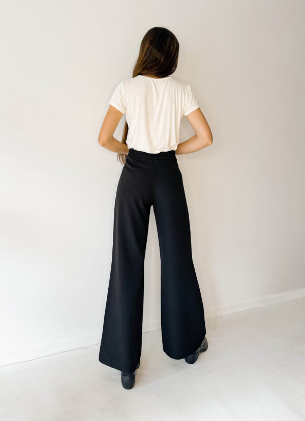 Pantalon Sastrero Negro Mujer - Imagen 3