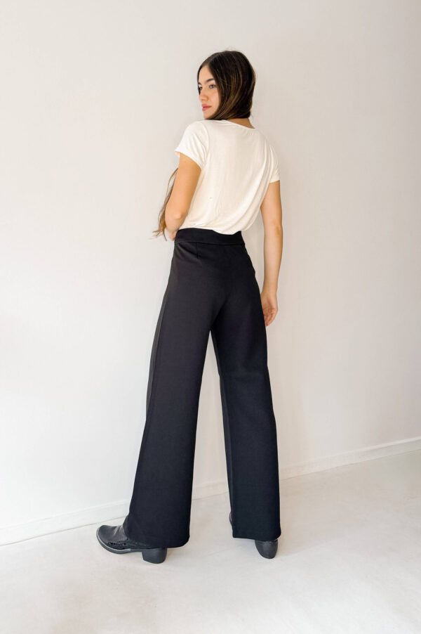 Pantalon Sastrero Negro Mujer - Imagen 2